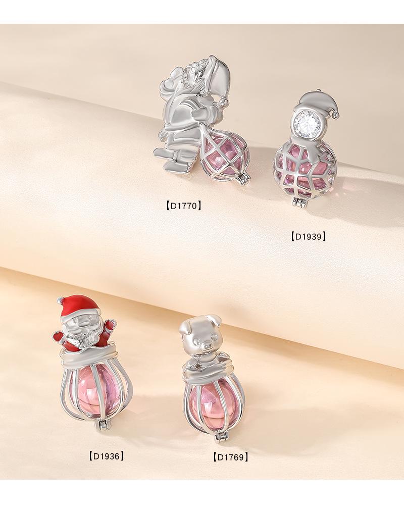 Women's S925 Silver Aromatherapy Magic Box Necklace - Christmas Gift Hollow Pendant