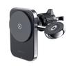 2in1 Car Mount with Inductive Charger for Phone and Smartwatch Magsafe Qi Black
