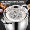 4L Oil Filter Pot Stainless Steel Lard Strainer Cooking Oil Strainer Grease Keeper Storage Container Oil Bottle Kitchen Tools