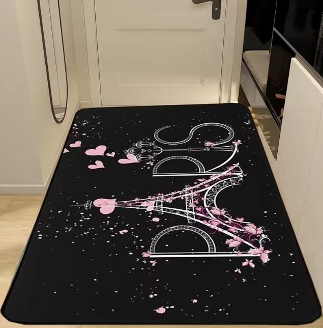 

Home Decor Retro Flower Pattern Carpet Decorative Style Living Room Carpet Sofa Door Mat Bedroom Carpet Other Suitable Carpets 40x60cm