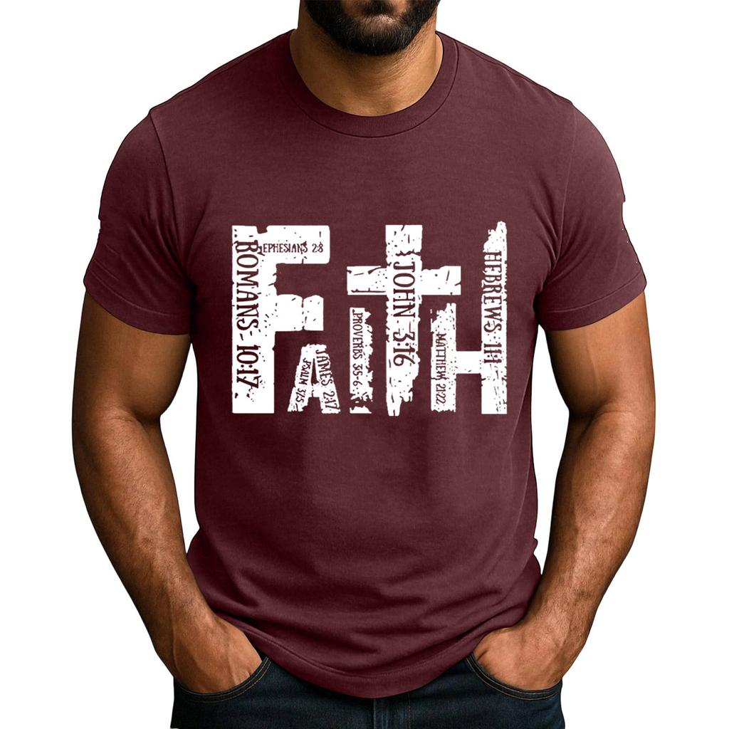 Men's  Popular T,shirt Printed Round Neck Short Sleeve T,shirt