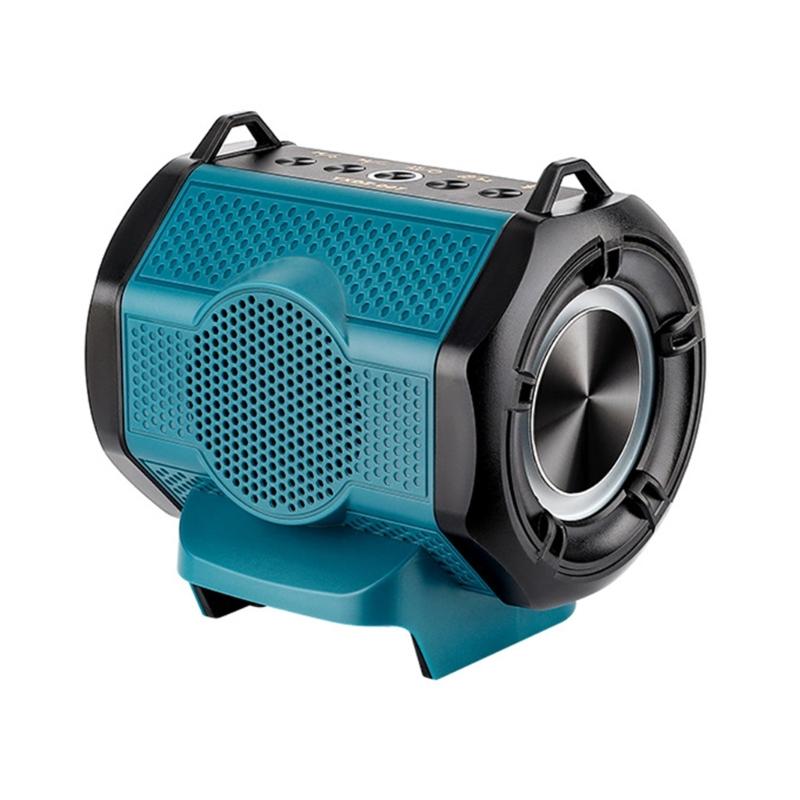 HIFI High Fidelities Bluetooth-compatible Speaker Portable Waterproof Design For 18-20V Batteries for Outdoor Activity Construction Sites and Camping