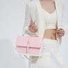 Fashionable Candy Color Pu Shoulder Bag Trendy Street Style Small Crossbody Bag