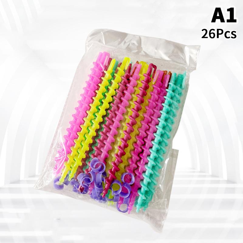 

Пластиковая спиральная коклюшка для завивки без нагрева, женские бигуди для кудрявых волос, холодная шерстяная перманентная завивка, парикмахерский инструмент для укладки волос