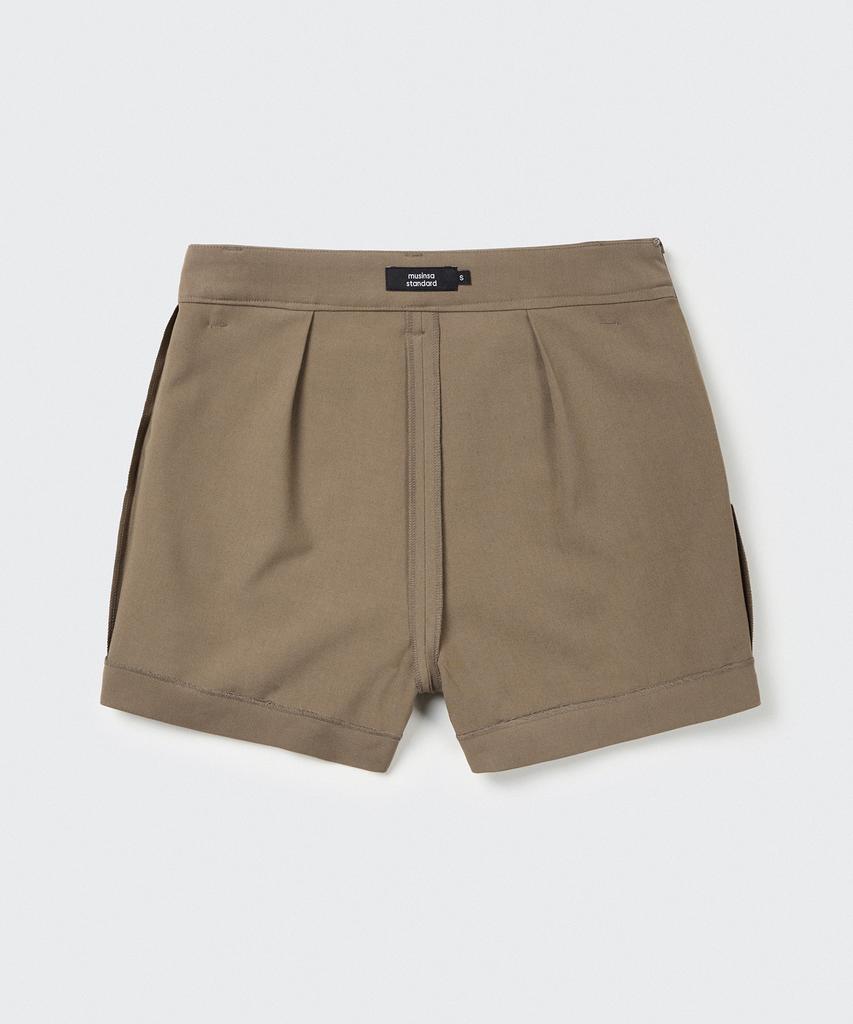 Musinsa Standard Woman Women'S Layered Mini Scotts [Dusty Beige]