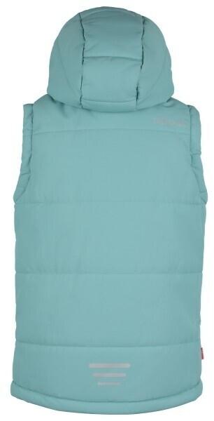 Jacket Trollkids Narvik Vest XT Vest of Synthetic Fiber Turquoise Orchid