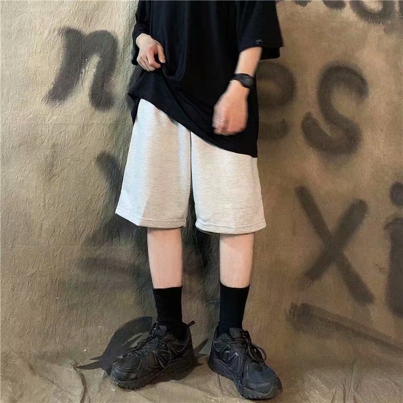 Men's Casual Loose Fit Five Point Shorts Trendy Floral Beach Vacation Couple Shorts Comfortable Versatile Summer Bottoms