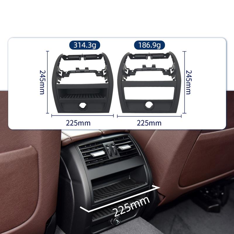 Car Rear Air Vent Grille Outer Surrounding Frame For BMW 5 Series F10 F18 Auto Interior Accessories