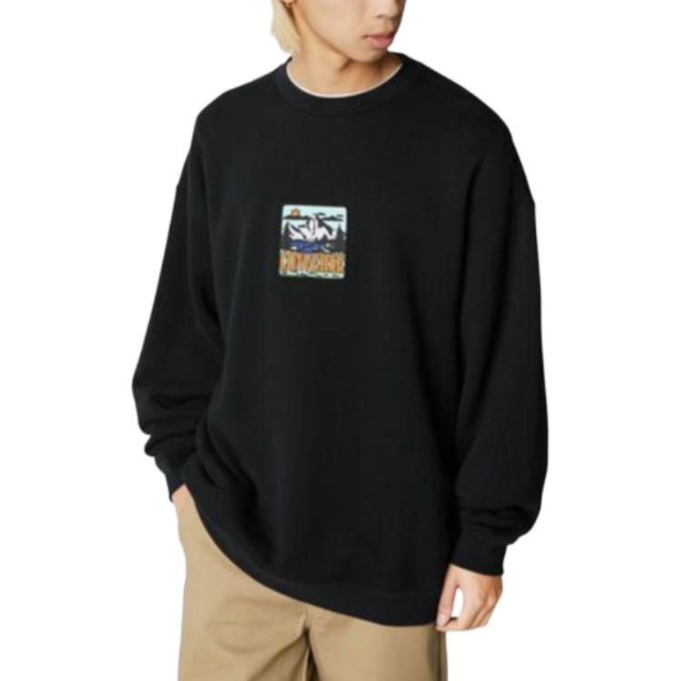 Converse Sweatshirt Men's Black 10025032-A01