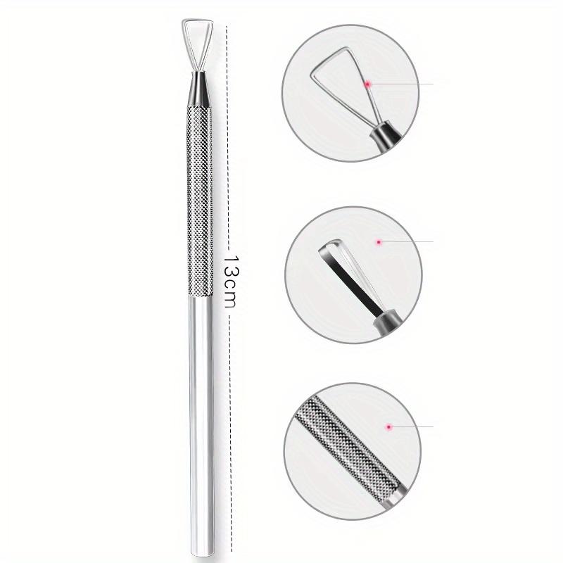 Nail Peeler Nail Art Polish Remover Triangle Stick Rod Pusher Nail Art Tool for Manicure and Pedicure