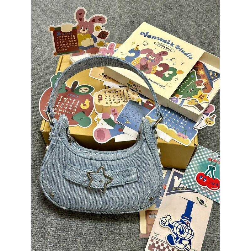 Retro Y2g Summer Young Adult Fancy Ins Shoulder Bag