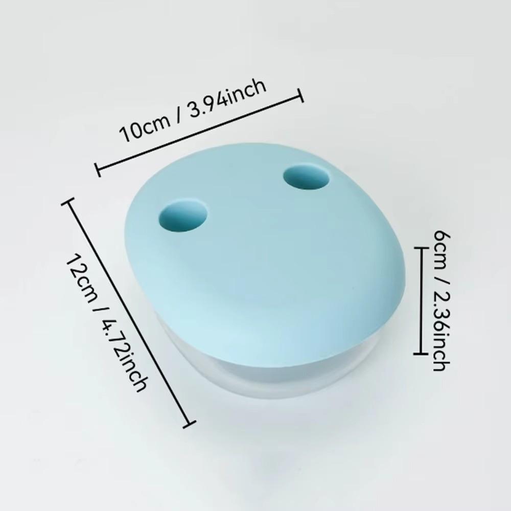 Easy-to-clean Silicone Lid Snack Storage Box Leak-Proof No-Mess Food Container Multifunctional Reusable Snack Organizer Office