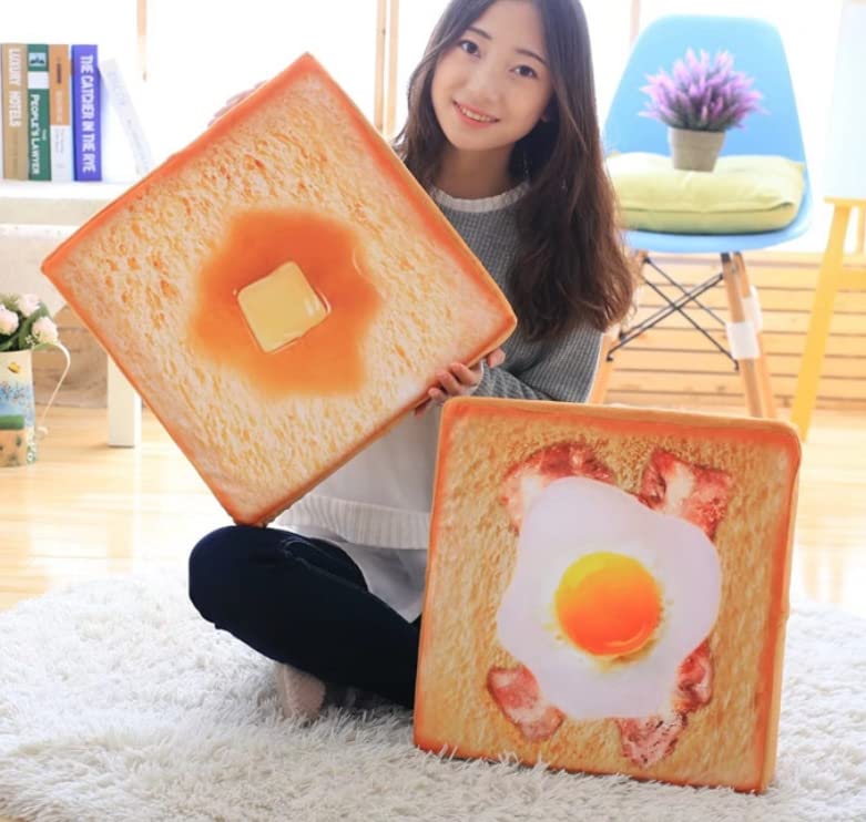 Cute Bread Cushion Body Pillow Fruit Plush Toy Fun Item Event Party Favors Christmas Gift Cute Moe Instagram Bread Breakfast Body Pillow Pet Friendly