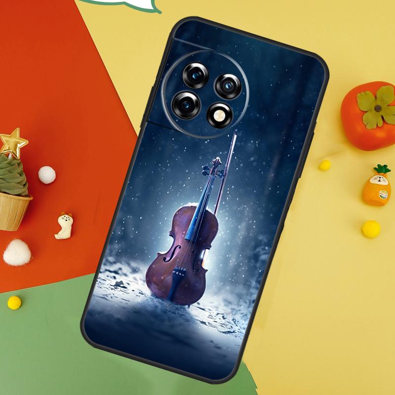 

Violin Piano Back Case For OnePlus 13 15 13R 13T 12 12R 11 10 10T 8T Nord 5 CE 4 2 3 Lite N20 N30 Cover OnePlus 10Pro