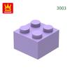 Non-Toxic 77Pcs/Lot 3003 2X2 High 4-Hole Building Blocks Moc Color Parts Compatible With Bricks Diy Children Toy Assembly Gift Box