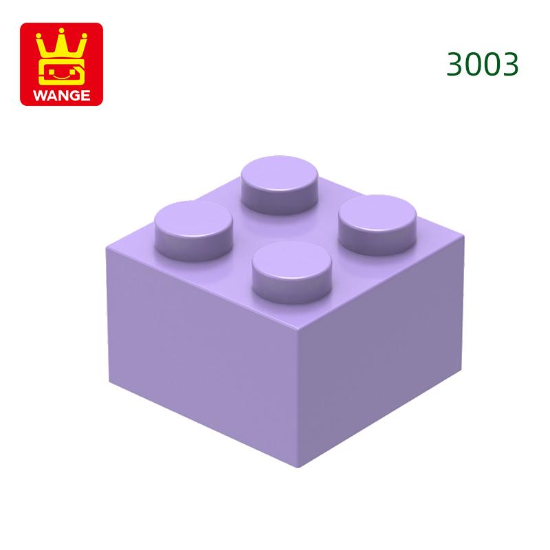Non-Toxic 77Pcs/Lot 3003 2X2 High 4-Hole Building Blocks Moc Color Parts Compatible With Bricks Diy Children Toy Assembly Gift Box