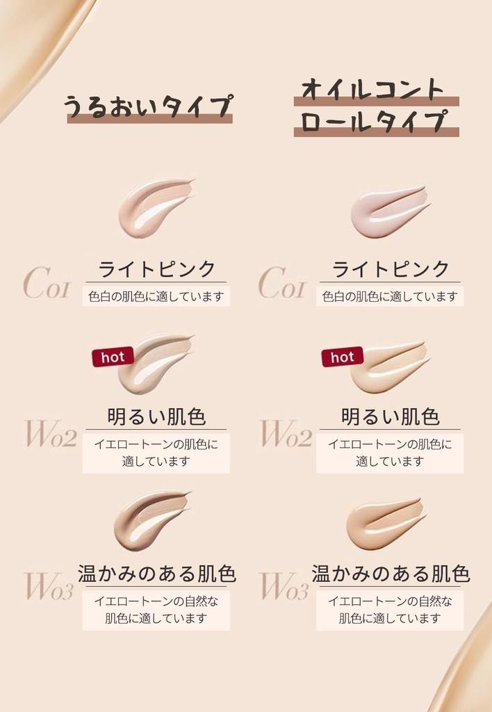 UODO Liquid Foundation, Glowing Skin, High Coverage, Moisturizing Foundation (W03)
