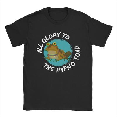 All Glory To The Hypno Toad Mens T Shirts Leisure Tees Short Sleeve Round Collar TShirts 100 Cotton Summer Tops