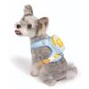 Adjustable Pet Walking Harness Plaid Outdoor Self-Carrying Bag  for Small Medium Dogs
