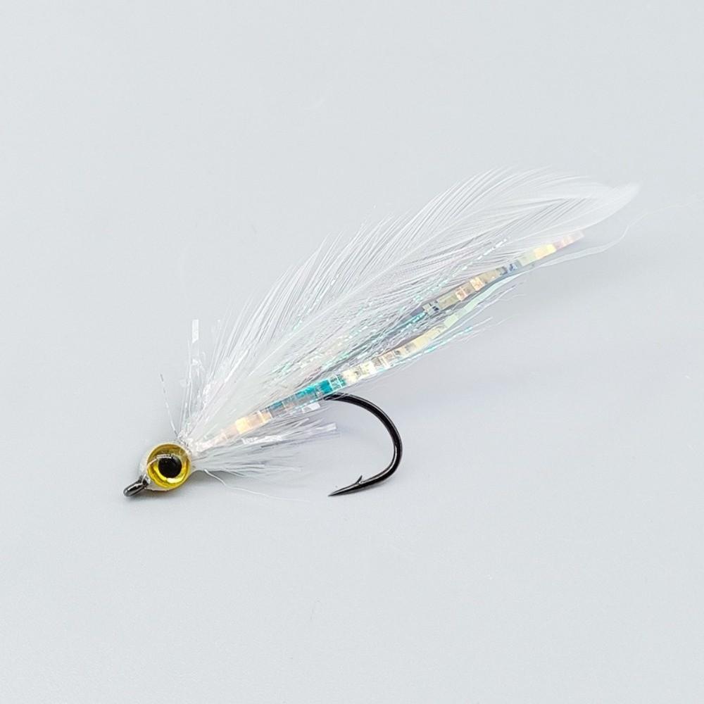 4pcs Long-Lasting Feather Streamer Flies Lightweight Fly Fishing Lure Streamer Fly Lure  For Anglers