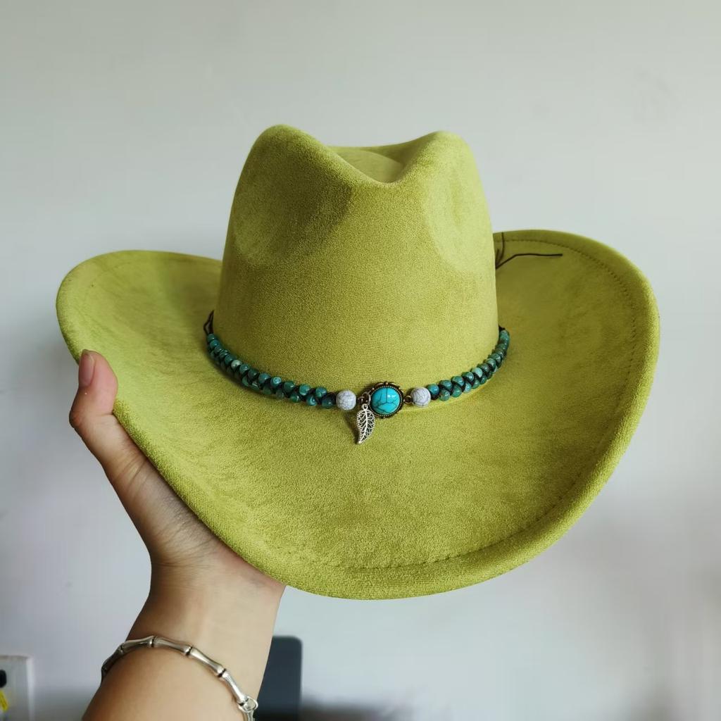 new western cowboy hat men suede hat wide brim cowboy hat with belt viet knight hat women sun protect cowgirl hat light hat