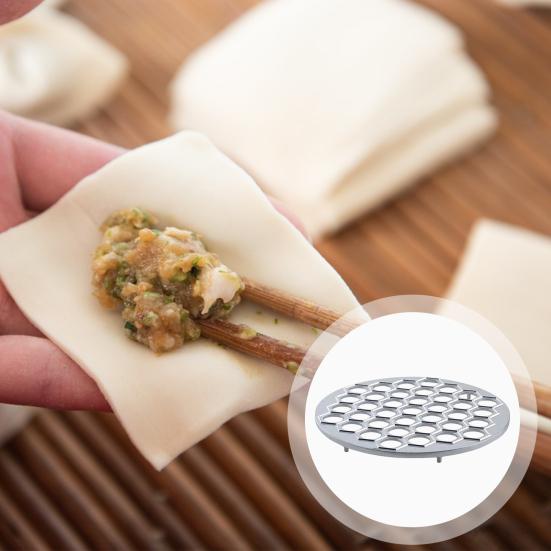 Russian Dumpling Mold 37 Holes Metal Ravioli Maker Pelmeni Meat Dumplings Cutter Effortless Homemade Dumplings Maker for Restaurant Home