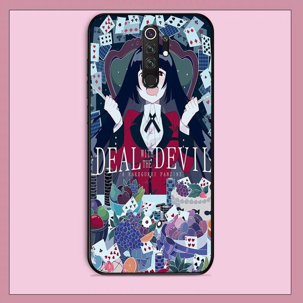 Kakegurui Phone Case For Redmi Note 4 X 5 A 6 7 8 T 9 9S 10 11 11S 11Epro Poco M3 pro