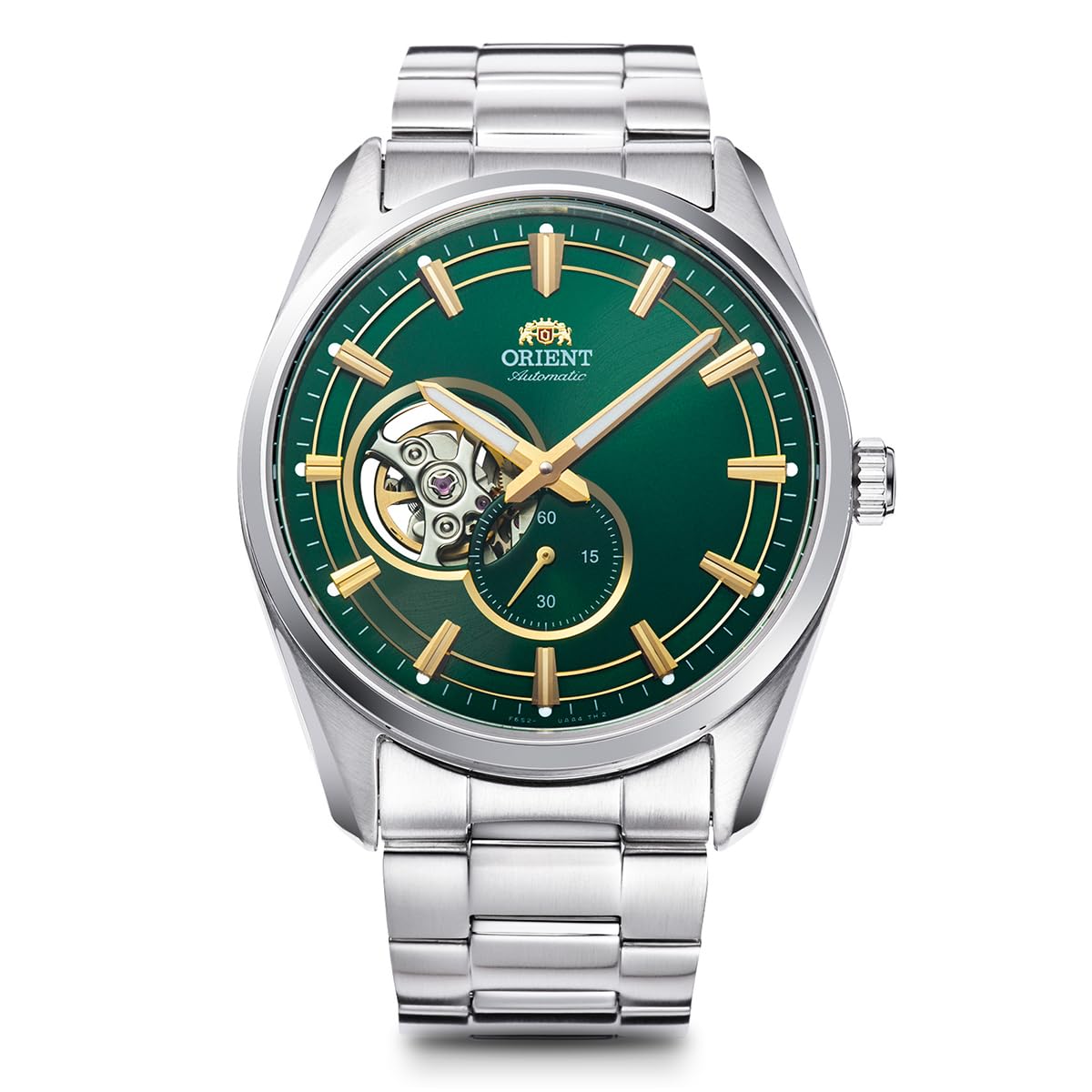 

ORIENT Automatic Watch Contemporary Mechanical Automatic Вітчизняний виробник Warranty Open Heart Green [ORIENT] Semi-skeleton RN-AR0008E Men s зелений