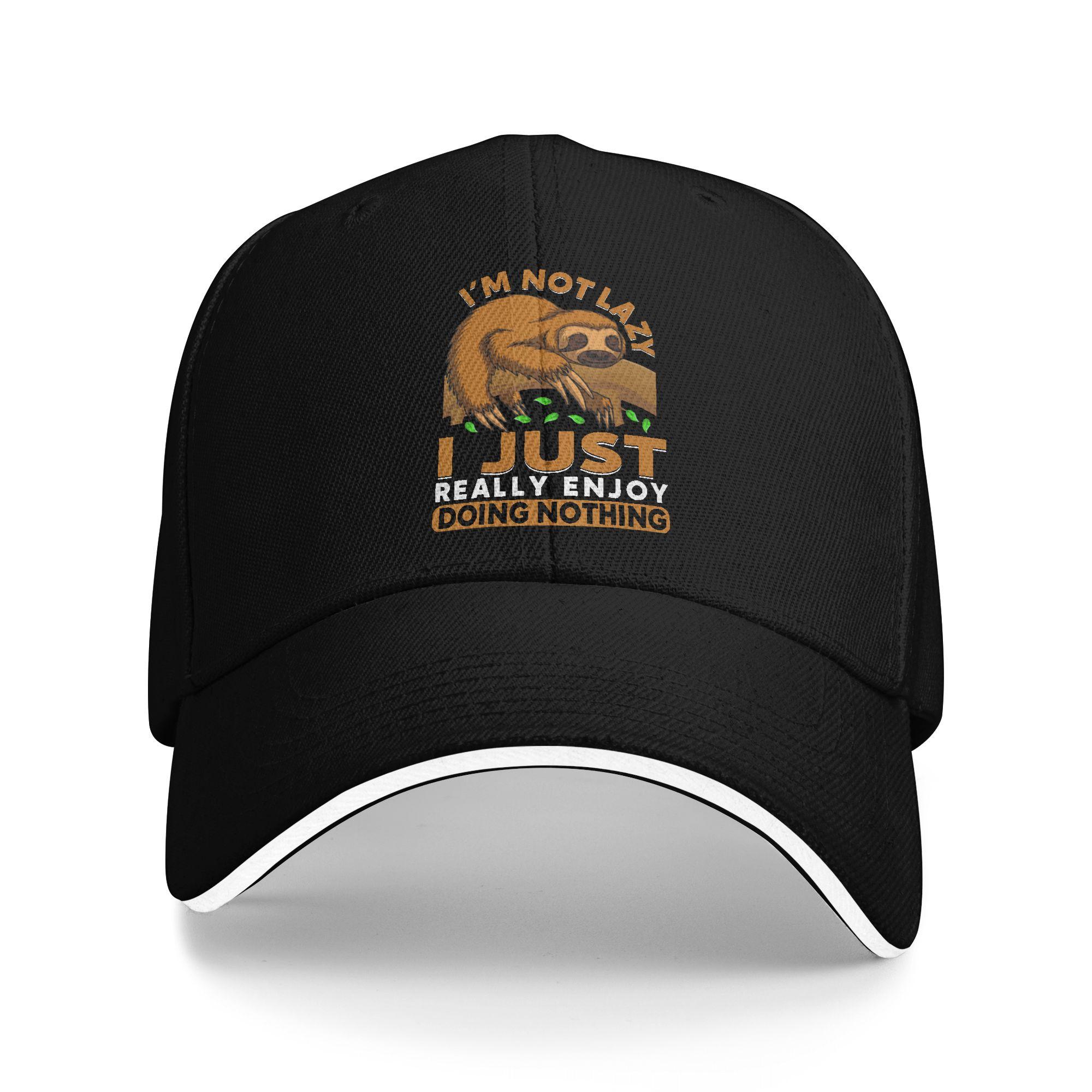 Unisex Im Not Lazy I Just Really Enjoy Doing Nothing Hat Cool Baseball Cap  Sun Hat Travel Headewear Gift One Size