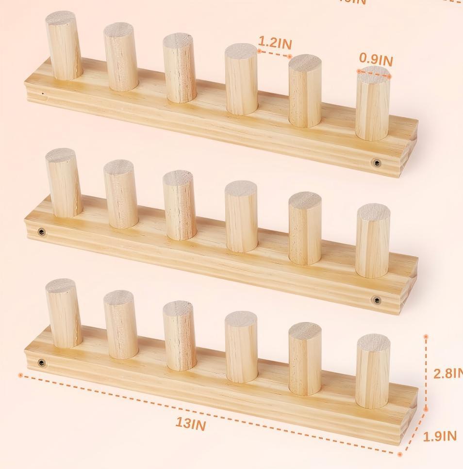 Wooden Handmade Knitting Tools: Square Single-Head Yarn Short Needles for DIY Weaving, Towels, and Tapestry.