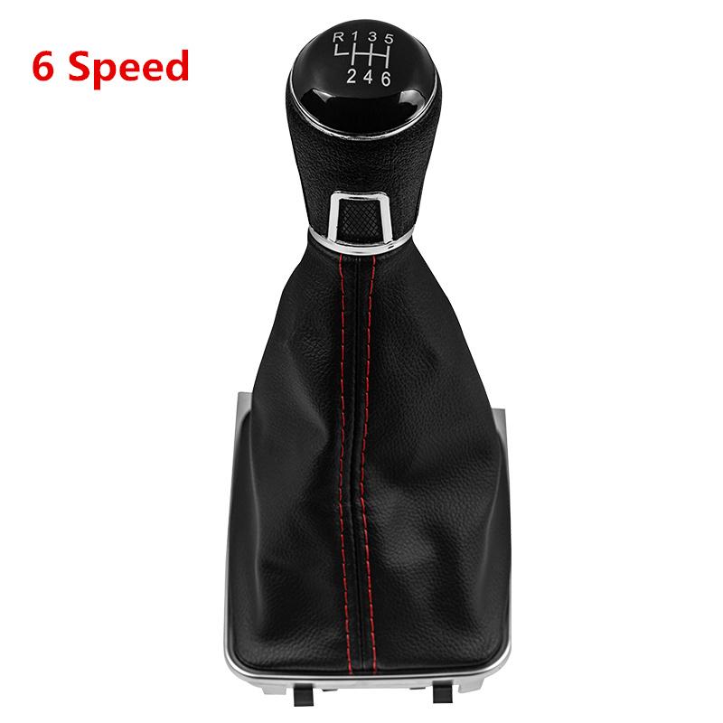 Car Styling Gear Shift Knob Gaiter Boot Cover Case Collar For VW Volkswagen Golf 7 A7 MK7 GTI GTD 2013 2014 2015 2016 2017 2018