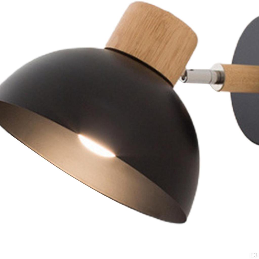 Luminaire, Rotatable, Mounted Bedside Reading Lamp for Industrial Bedroom, Hallway, Living Room