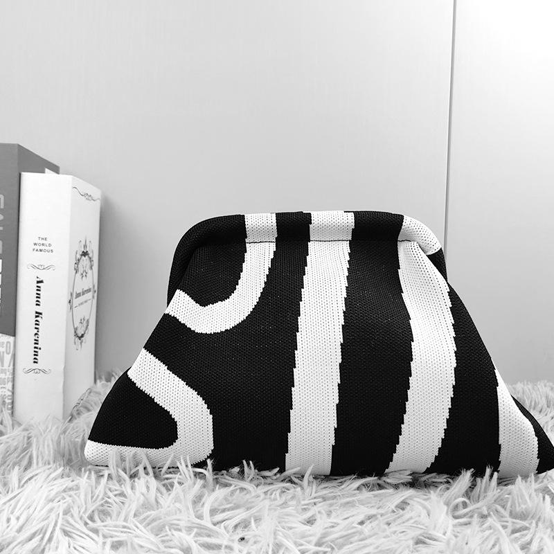 Custom 2025 Trend Knitted Wool Handbag Tote & Clutch