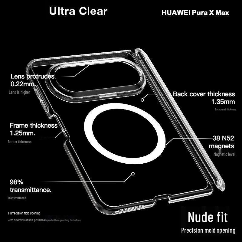 Huawei Pura X Max Magnetic Ice Crystal Phone Case