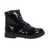 Buckle My Shoe Girls Lace Up Patent Leather Ankle Boots