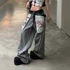 Pantaloni Denim Femei Toamnă Iarnă Y2K Talie Joasă Jean Suprapuși Harajuku Goblin Core Cowboy Japonezi Croială Largă Baggy Grunge Bărbați