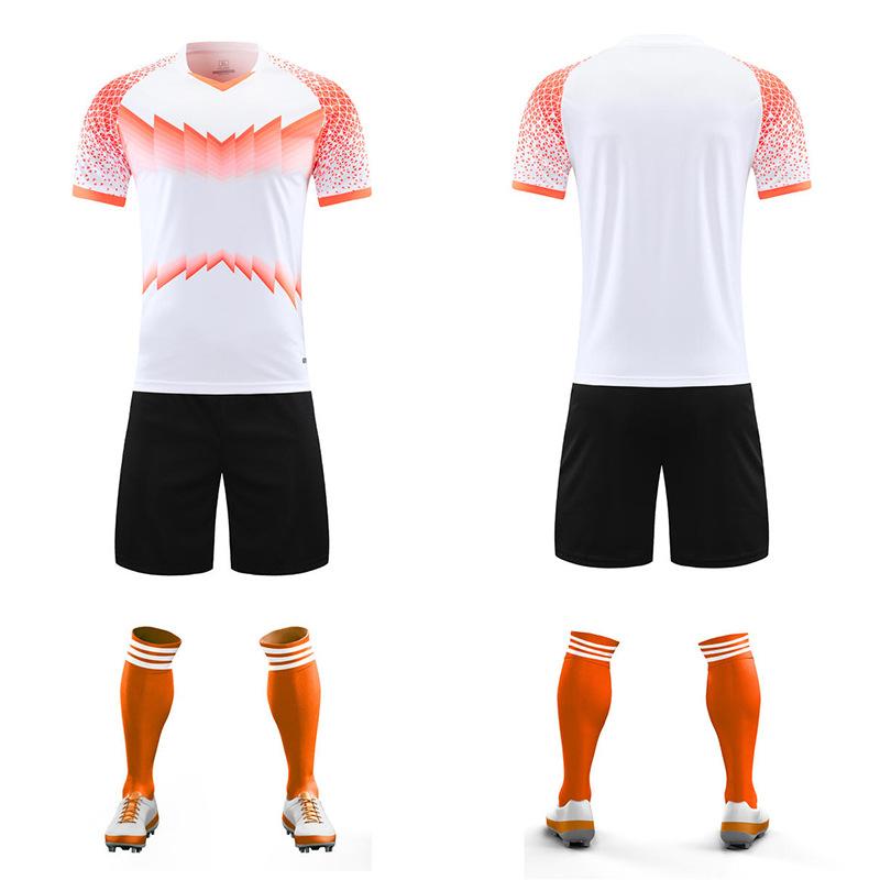 Football Training Uniform Sports Suit Training Camp Football Training Uniform Personality Can Be Numbered 4XS белый