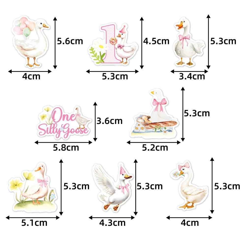 Themed Swan Confetti Birthday Party Event Desktop Decoration Throwing Props