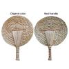 Handheld Fans Handmade Straw Fan Summer Hand Fans  Wall Decor