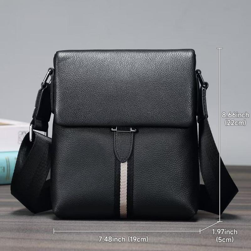 

Мужская сумка кроссбоди из натуральной кожи Мужская сумка Воловья кожа Сумка на одно плечо Сумка кроссбоди на одно плечо чёрный