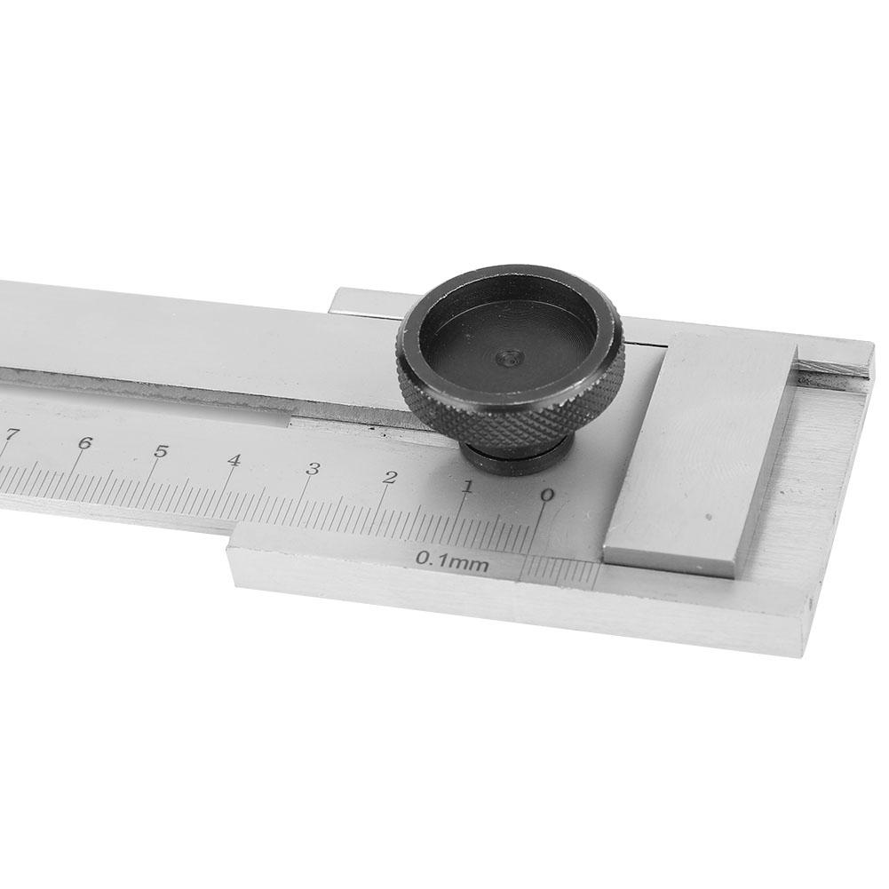 0-300mm Stainless Steel Scriber Ruler Marking Gauge Woodworking Measuring Tool