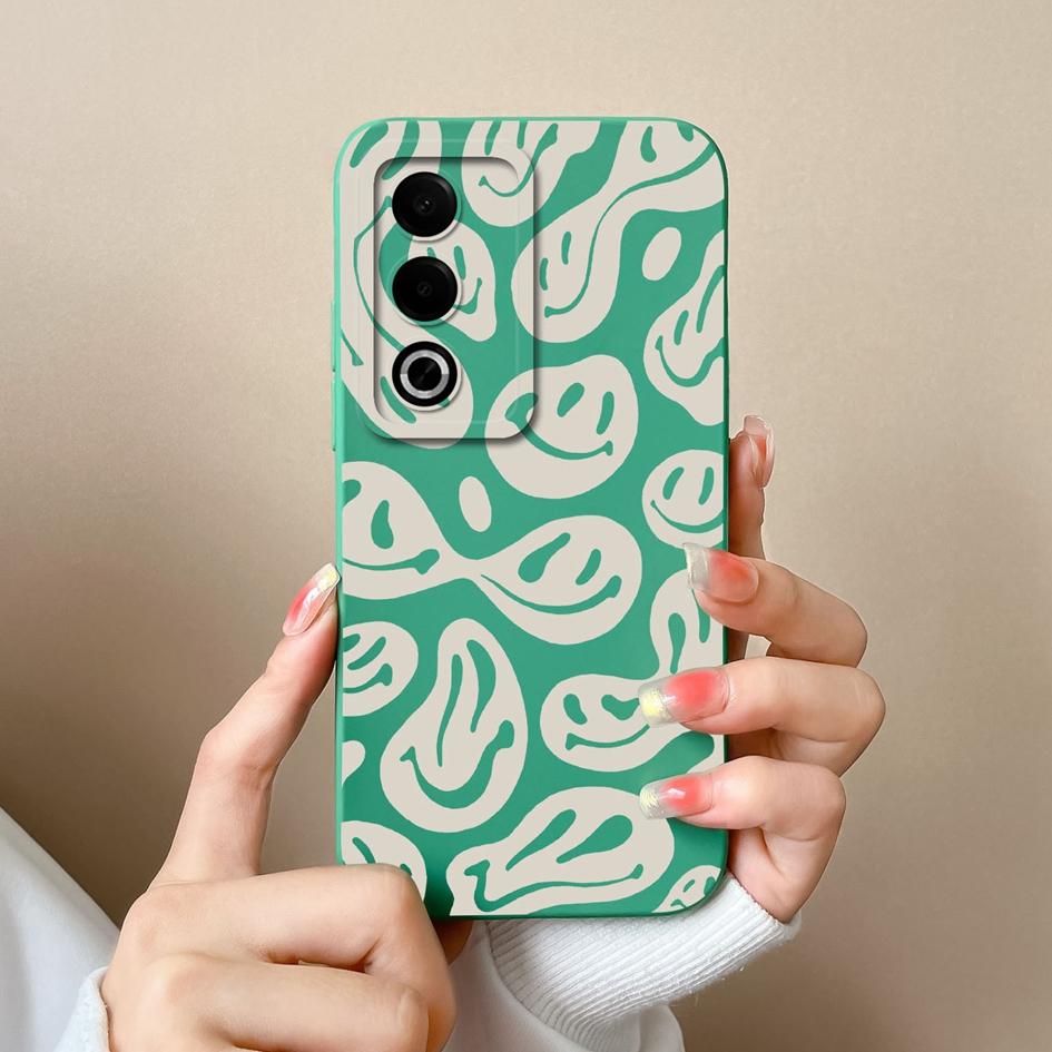 Hülle Für OPPO Realme 12 13 P1 A3 Pro Plus C63 K12X Modeetiketten Kameraschutz Weiches Flüssigsilikon Einfaches Muster Stoßfest Für OPPO Hülle Capa