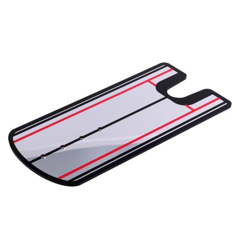 Golf Swing Straight Practice Golf Putting Mirror Alignment Training Aid