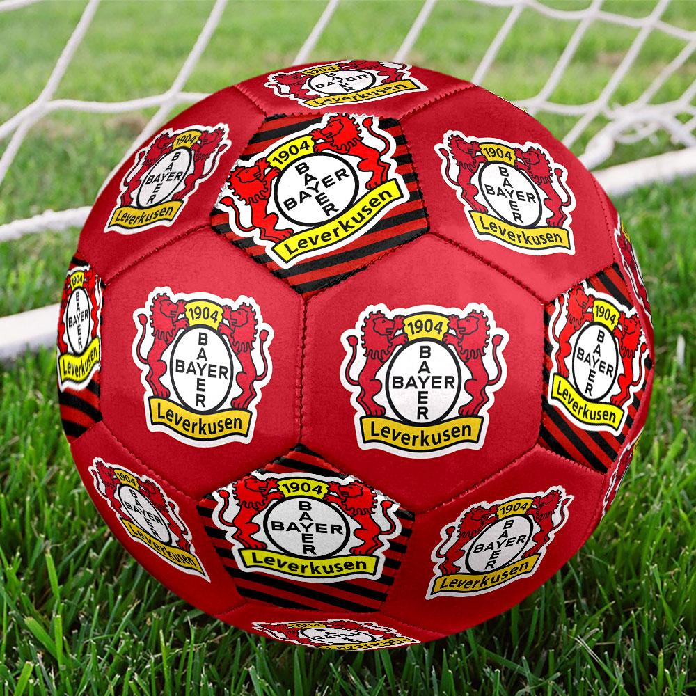 Bayer 04 Leverkusen Football Club Indoor Size 5 Soccer Ball Colorful Machine Stitched PVC Competition Ready Durable High-Bounce