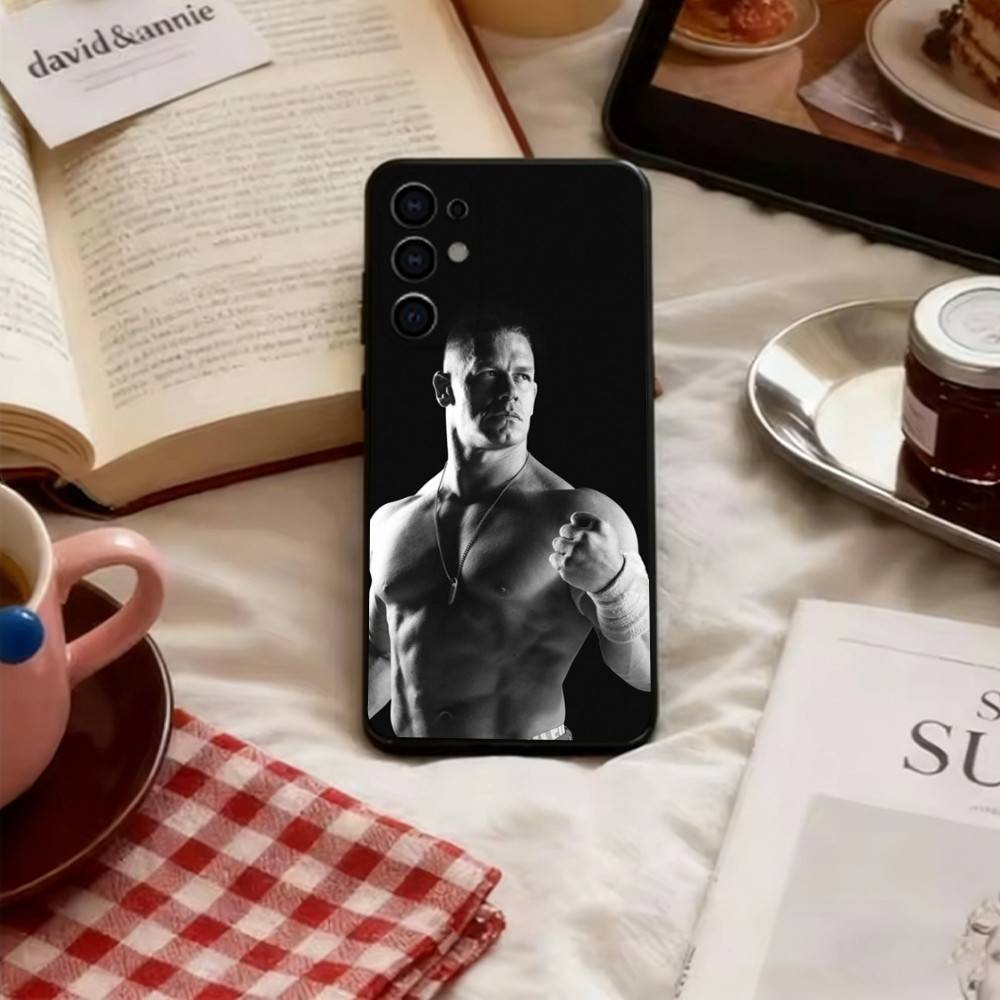Wrestler John Cena Phone Case Soft black For Samsung S25,S24,S21,S22,S23,S30,Ultra,S20,Plus,Fe,Lite