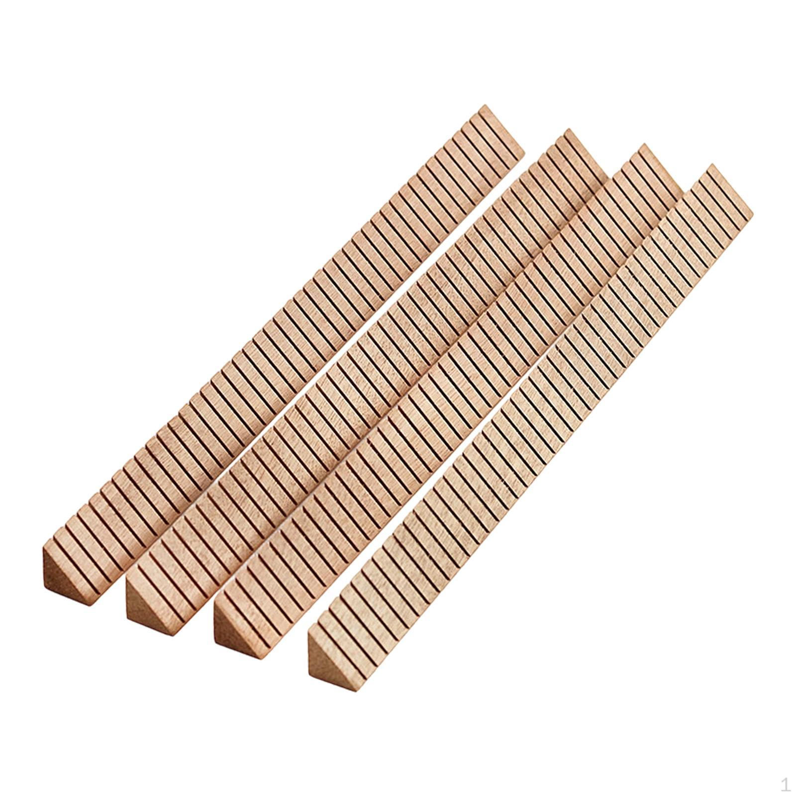 

4x Guitar Binding Purfling Strips Edging Trim Stylish Easy to Use Length 42cm Instrument