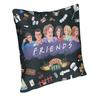 Classic Friends TV Show Cushion Cover Two Side 3D Printing Floor Pillow Case for Living Room Custom Pillowcase Home Decoration