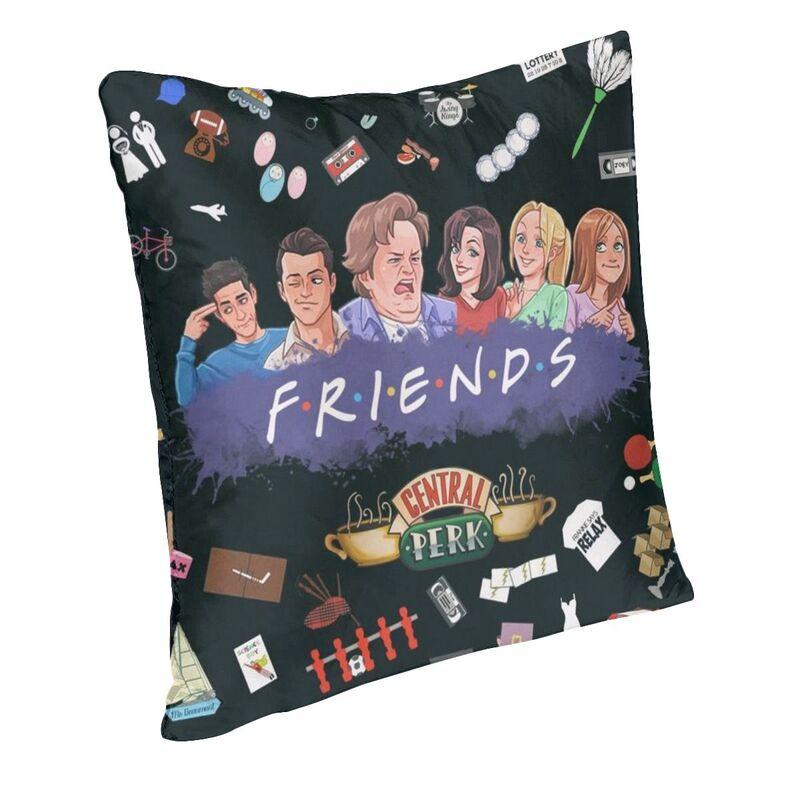 Classic Friends TV Show Cushion Cover Two Side 3D Printing Floor Pillow Case for Living Room Custom Pillowcase Home Decoration