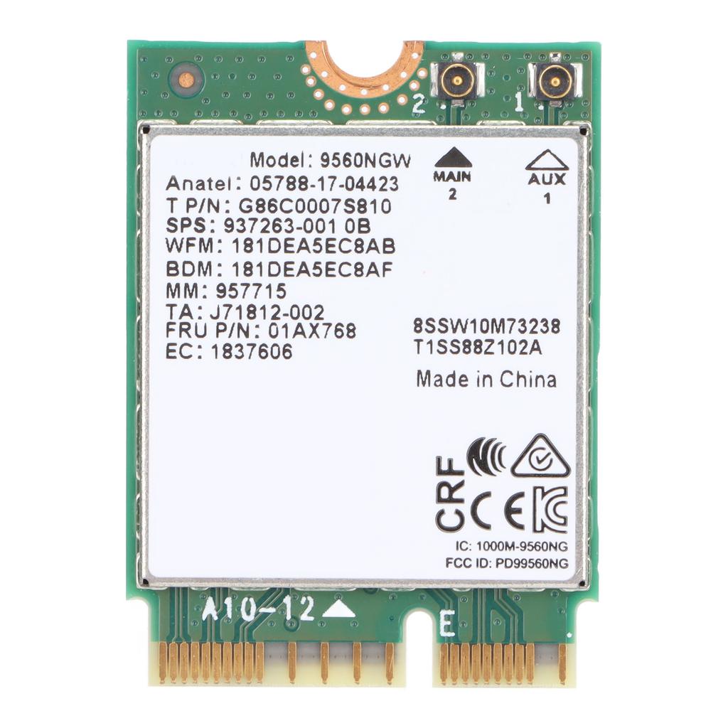 WiFi Card Fast Speed Signal Stability High Performance Dual Band Wireless Internet Card for Microsoft for Windows 10