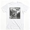 Cat Selfie Ufo Abduction Shirt Funny Alien Spaceship Novelty Vintage Graphic Tee Vintage Unisex Crew Neck Casual Short Tops